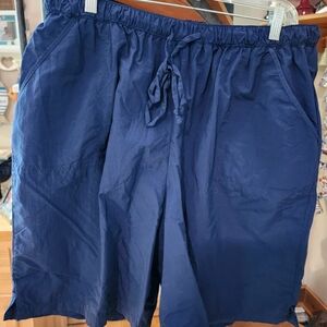 Blue swim shorts